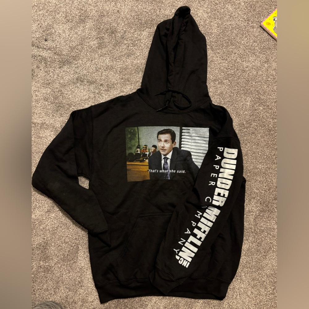 Black “The Office”  Hoodie Sweatshirt